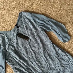 Elegant Lace Dress in Light Blue size Cooan size L thumbnail 2