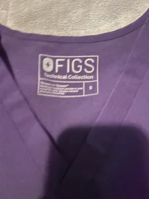 FIGS Scrub Set Purple thumbnail 2