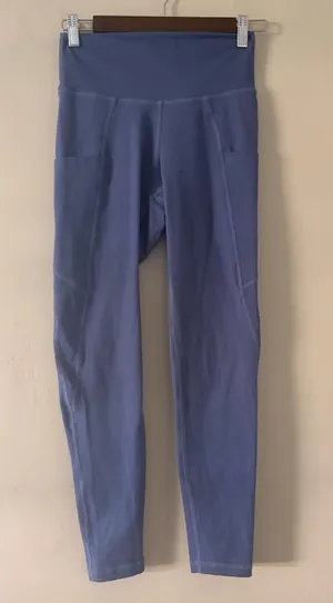 FLEO Periwinkle Blue Leggings with Side Pockets thumbnail 1