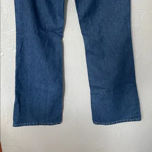 Free People We the Free Blue Flare Women's Jeans Minimalist Boho Work Waist 27” thumbnail 9