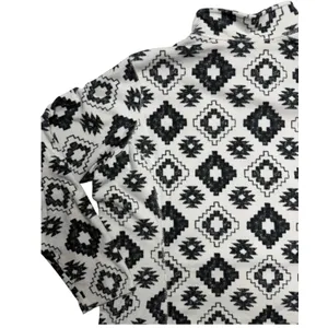 Eddie Bauer Women‎ 2XL Fleece Pullover Quarter Zip Geometric Southwest Pattern thumbnail 6