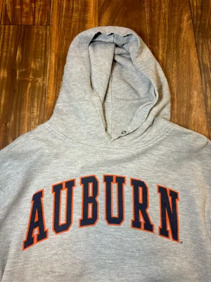 Y2K Auburn University grey hoodie Size M thumbnail 3