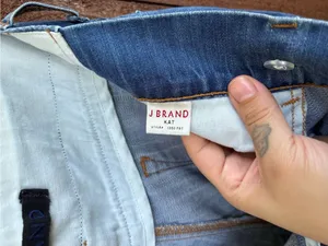 J. Brand Medium Wash Wide Leg Flare Trouser Jeans thumbnail 4