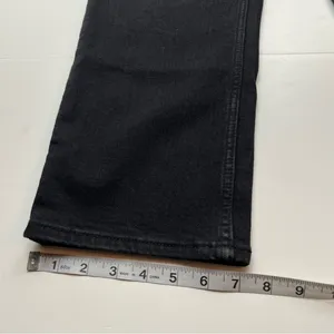 Abercrombie & Fitch 90s Straight Ultra High Rise 29 / 8 Regular Black Denim Jean thumbnail 9