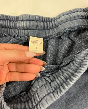 Hollister SM Blue Cotton Tie Up Gym Shorts thumbnail 3