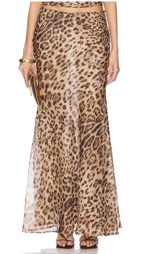 Bardot Leopard Maxi Skirt thumbnail 1