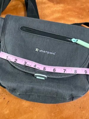 Sherpani Milli Crossbody Bag Gray Black Strap outdoor travel thumbnail 12