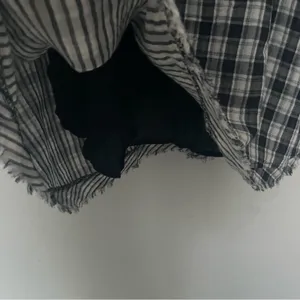 Paper Crane Navy Plaid Mini Dress NWT thumbnail 3