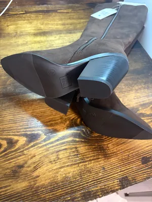 Time And Tru Brown Suede Fringe Boots Size 6 thumbnail 6
