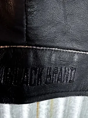 BLACK BRAND LEATHER MOTORCYCLE JACKET WOMEN'S CHARMER BLACK SIZE S/M Ret. $300 thumbnail 11
