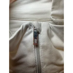 Tail Womens White Ruched Full Zip Mock Neck Golf Tennis Active Jacket‎ Size M thumbnail 3