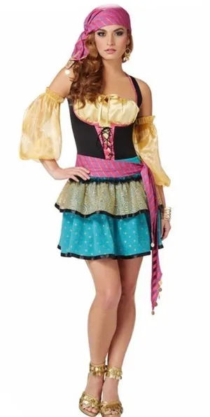 Spirit Halloween Magical Gypsy Costume Sz M thumbnail 1