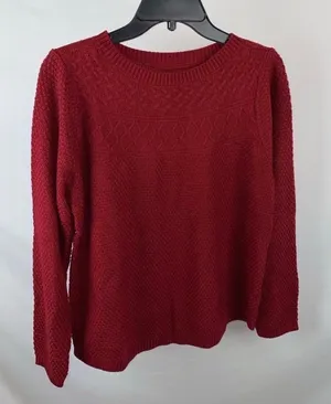 NEW Sweater Red Size L thumbnail 1