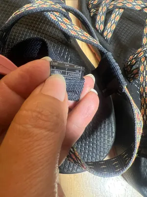 Chacos Women's Black Sandals with Pink and Orange Strap Accents thumbnail 5