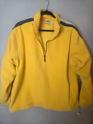 Old Navy Womens L Quarter Zip in Yellow thumbnail 1