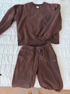 Aritzia Brown Sweat Set thumbnail 8