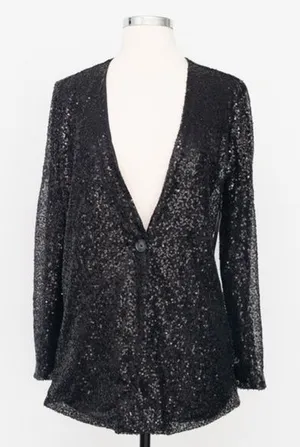 Melrose and Market. Sequined Blazer‎ Jacket. thumbnail 1