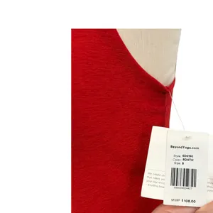 Beyond Yoga Spacedye Lost Your Mind One Shoulder Tennis Dress Red NWT Small thumbnail 8