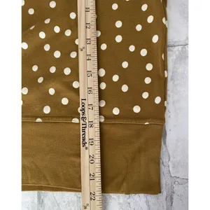 Madewell Banded Long Sleeve Crewneck Pullover Sweatshirt in Inkwell Dots Sz M thumbnail 7