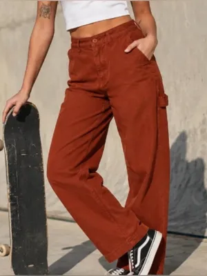 #37 NWT Vans Rust Ground Work Pants Size 24 thumbnail 6