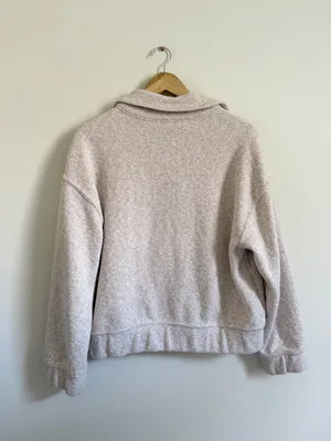 OFFLINE by Aerie Boucle Jacket Size Small Cream neutral textured thumbnail 8