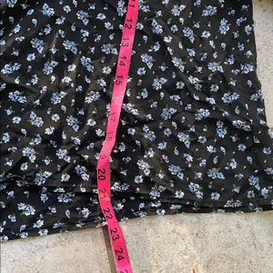 Madewell Silk Cinch-Sleeve Top in Baby's Breath True Black thumbnail 12