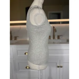 Abercrombie & Fitch Bodysuit Womens Medium Gray Square Neck Soft A&F Collection thumbnail 2