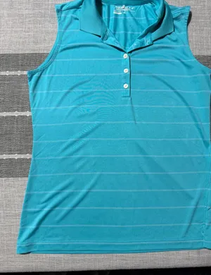 Nike Golf Dri Fit Sleeveless Polo Shirt Women's Medium‎ Tour Performance thumbnail 1