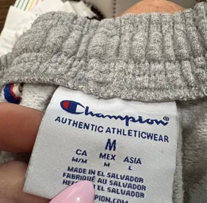 Champion Light Gray Fleece Jogger Sweatpants thumbnail 11