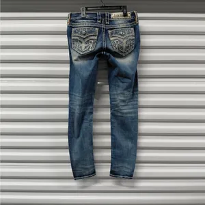 Rock Revival Ferry Skinny Jeans Size 27 Blue Low Rise Y2K Festival Retro Denim thumbnail 2