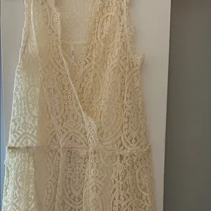 Free People Heart in Two Cream Ivory Lace Dress thumbnail 8