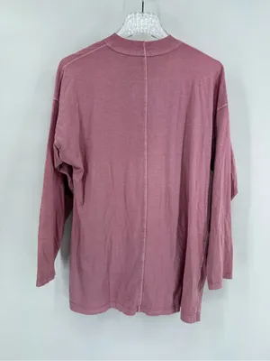 We The Free Free People pink Heather Women's Tunic Long Sleeve Shirt size small thumbnail 2