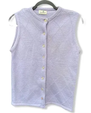 Vintage Sweetree‎ Acrylic Sleeveless Cardigan Sweater thumbnail 1