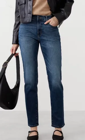 Banana Republic Girlfriend Classic Blue Jeans 26 thumbnail 1