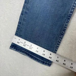 Mother Denim Blue High Rise Button Fly Slim Straight Leg Jeans Size 27 thumbnail 10
