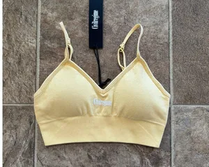 Civil Regime Pastel Yellow Kelly Seamless Bra Size Small thumbnail 3