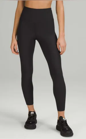Lululemon Base Pace High Rise Ribbed Tight 25" Leggings Sz 4 thumbnail 1