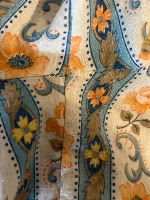 Vintage Sears Floral Nightgown 1970s Lace Trim Granny core Cottage Core 32/34 thumbnail 9