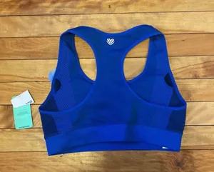 Forever 21 Blue Sports Bra Sz L thumbnail 2