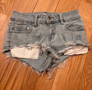 That’s so fetch Jean shorts thumbnail 1