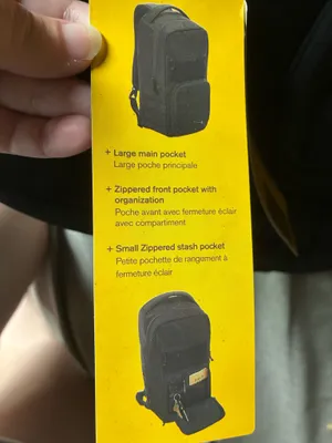 SJK black backpack thumbnail 3