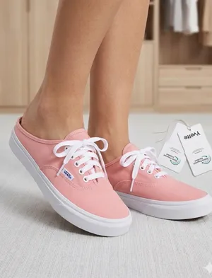 Vans Authentic Mule Sneakers - Pink - Size 6 thumbnail 1