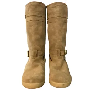 Coach "Tallulah" Pull On Suede And Faux Shearling Lined Winter Boots (5.5) thumbnail 6