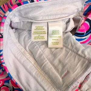 Lilly Pulitzer Buttercup Scallop Hem Shorts Rax Berry Flamingoals‎ Casual Size 0 thumbnail 5