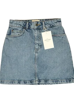 SÉZANE Marja Denim Mini Skirt, Vintage Blue, FR34/US2 thumbnail 4