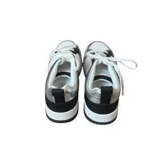 Steve Madden Black White Renigade‎ Low Top Sneakers Shoes Women's Size 7.5 thumbnail 4
