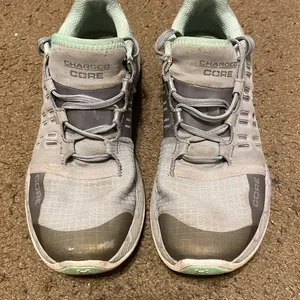 Under‎ Armour Womens Charged Core 1274415-941 Gray Green Sneakers Size 8 Running thumbnail 2