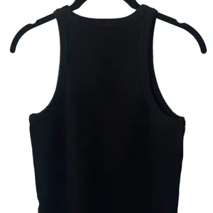 Anine Bing Eva‎ Tank Black Ribbed Capsule Minimalist Old Money Luxury L thumbnail 6