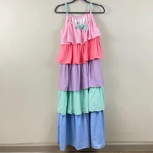 NWT Olivia Rubin Pastels Tiered‎ Sleeveless Maxi Dress Size 6 thumbnail 4