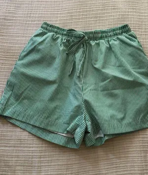 Striped Blouse Tie Shorts thumbnail 1